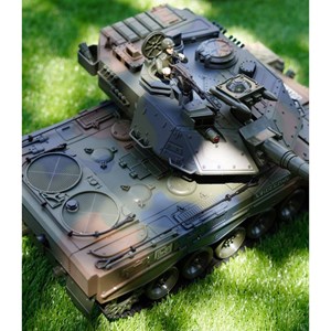 ماشین کنترلی شارژی تانک نظامی تیر پرتاب کن دودزا 1:18 مدل Tank Remote Control LCF 789-3_اسباب بازی