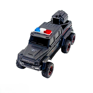 ماشین کنترلی پلیس 6 چرخ مشکی مدل 500