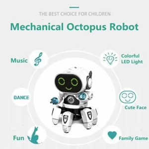 ربات خرچنگی موزیکال و رقصنده رنگ سفید مدل 142