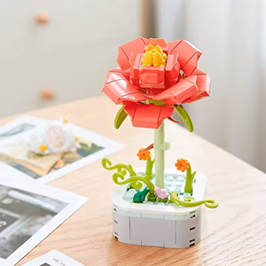 لگو گلدان گل پیونی مدل 19069