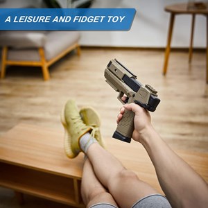 تفنگ تیر اسفنجی مدل 3309A رنگ خاکی