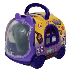 عروسک سگ کنترلی طوسی مدل 923