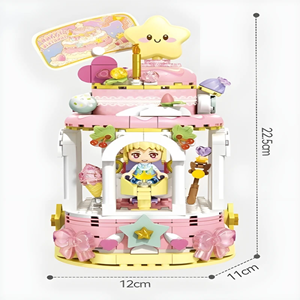 لگو کیک تولد چراغدار پرنسس مدل 615084