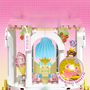 لگو کیک تولد چراغدار پرنسس مدل 615084