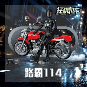 لگو موتور هارلی و موتور سوار مدل 70008