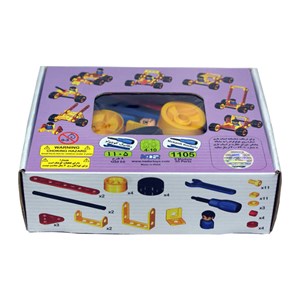 اسباب بازی ساختنی مکانیک کوچولو 55 قطعه مدل 1105 نادر تویز NADERTOYS
