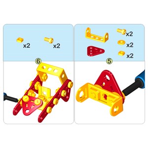 اسباب بازی ساختنی مکانیک کوچولو 55 قطعه مدل 1105 نادر تویز NADERTOYS