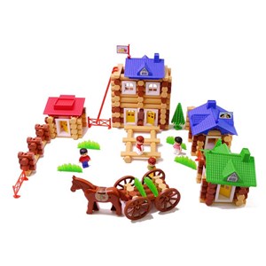 اسباب بازی ساختنی کلبه جنگلی 252 تکه تک توی TAKTOY_اسباب بازی