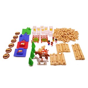 اسباب بازی ساختنی کلبه جنگلی 252 تکه تک توی TAKTOY_اسباب بازی