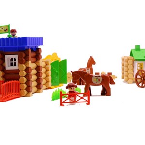 اسباب بازی ساختنی کلبه جنگلی 252 تکه تک توی TAKTOY_اسباب بازی