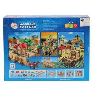 اسباب بازی ساختنی کلبه جنگلی 252 تکه تک توی TAKTOY_اسباب بازی