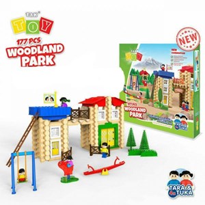 اسباب بازی ساختنی کلبه جنگلی 177 تکه تک توی TAKTOY_اسباب بازی