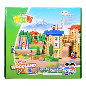 اسباب بازی ساختنی کلبه جنگلی 177 تکه تک توی TAKTOY_اسباب بازی
