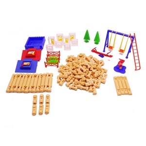 اسباب بازی ساختنی کلبه جنگلی 177 تکه تک توی TAKTOY_اسباب بازی