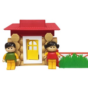 اسباب بازی ساختنی کلبه جنگلی 177 تکه تک توی TAKTOY_اسباب بازی