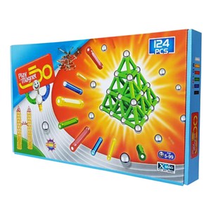 اسباب بازی مگنت مغناطیسی مدل 124 تکه PLAY MAGNET_اسباب بازی