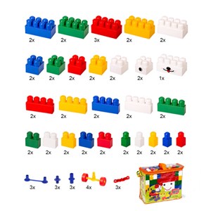 لگو کلاسیک آجره 70 قطعه کیفی با فرزندان_اسباب بازی