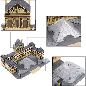 لگو موزه لوور پاریس 3000 قطعه مدل 32084