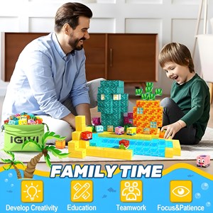 تایل مگنت مغناطیسی ماینکرافت 252 قطعه مدل 1407