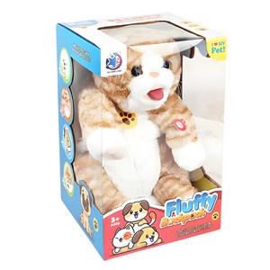 عروسک گربه رباتیک کوله پشتی دار مدل 5517