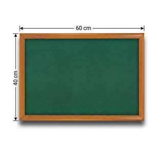 تابلو اعلانات ساده 40*60 سانتی با فریم ام دی اف