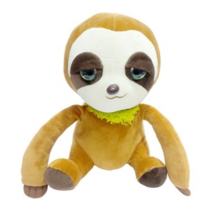 عروسک پولیشی مدل خرس تنبل چشم تیله ای ارتفاع 25 سانتی متر_اسباب بازی