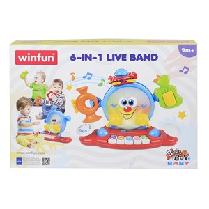 اسباب بازی موزیکال 6 کاره وین فان Winfun مدل 002087