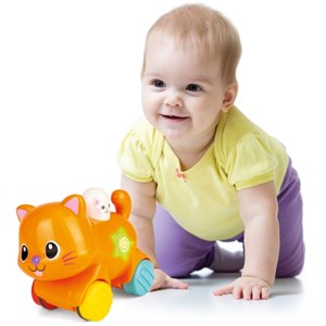 گربه چرخ دار موزیکال وین فان Winfun مدل 00734