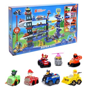 پارکینگ 5 طبقه سگهای نگهبان SUPER CITY PAW PATROL_اسباب بازی