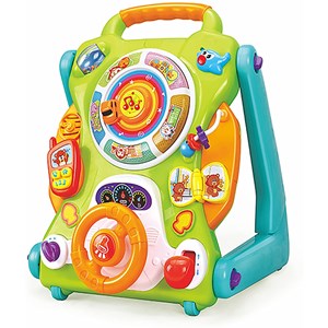 اسباب بازی موزیکال واکر کودک چند کاره هولی تویز مدل Hola Baby Walker and Activity Table 2107