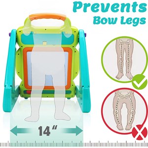 اسباب بازی موزیکال واکر کودک چند کاره هولی تویز مدل Hola Baby Walker and Activity Table 2107