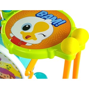 اسباب بازی موزیکال جاز و درام بزرگ هولی تویز مدل 3130 Hola Toys Dimple Electric Big Toy Drum Set for Kids
