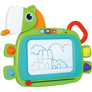 اسباب بازی تخته سفید مگنتی موزیکال و چراغدار هولی تویز مدل 3131 Hola Toys EastSun Magnetic Drawing Board