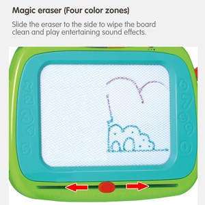 اسباب بازی تخته سفید مگنتی موزیکال و چراغدار هولی تویز مدل 3131 Hola Toys EastSun Magnetic Drawing Board