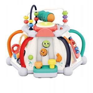 اسباب بازی هرم هوش موزیکال هولی تویز مدل Hola Toys Musical Activity Cube