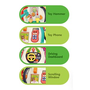 اسباب بازی هرم هوش موزیکال هولی تویز مدل Hola Toys Musical Activity Cube