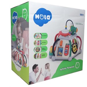 اسباب بازی هرم هوش موزیکال هولی تویز مدل Hola Toys Musical Activity Cube