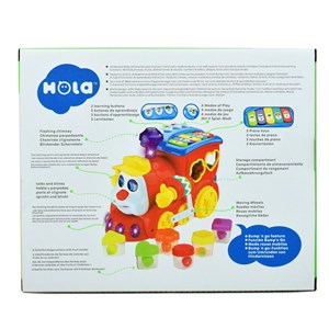 اسباب بازی موزیکال قطار میوه ای هولی تویز مدل 556 Hola Smart Q&A Musical Cartoon Train