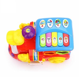 اسباب بازی موزیکال قطار میوه ای هولی تویز مدل 556 Hola Smart Q&A Musical Cartoon Train