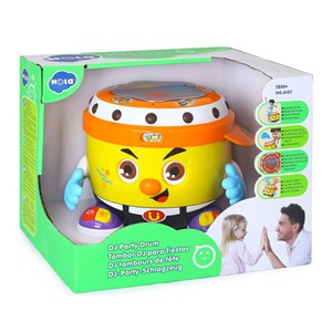 اسباب بازی طبل آموزشی موزیکال هولی تویز مدل 6107 Hola Toys DJ Party Drum