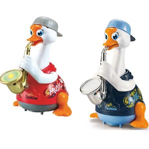 اسباب بازی غاز ساکسیفون زن موزیکال هولی تویز مدل 6111 Hola Toys Baby Toys Saxophone Goose