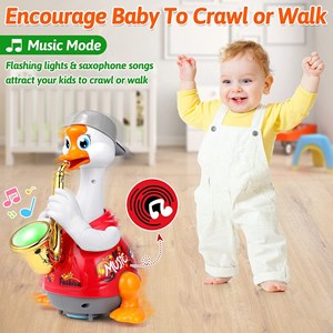 اسباب بازی غاز ساکسیفون زن موزیکال هولی تویز مدل 6111 Hola Toys Baby Toys Saxophone Goose