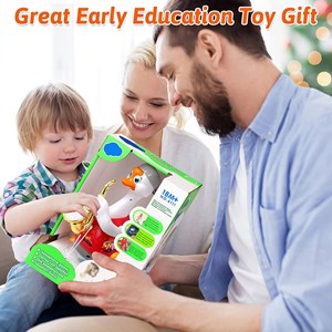 اسباب بازی غاز ساکسیفون زن موزیکال هولی تویز مدل 6111 Hola Toys Baby Toys Saxophone Goose