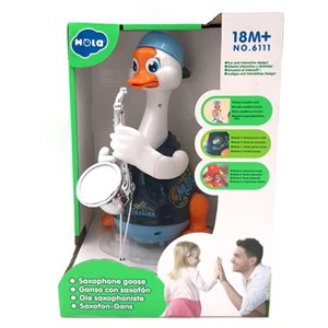 اسباب بازی غاز ساکسیفون زن موزیکال هولی تویز مدل 6111 Hola Toys Baby Toys Saxophone Goose