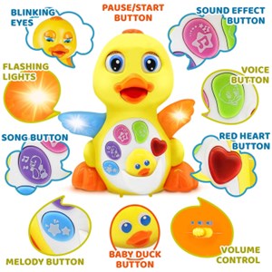 اردک موزیکال هولی تویز مدل 808 Hola Toys Musical Duck_اسباب بازی
