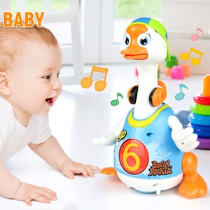 غاز موزیکال هولی تویز آبی مدل 828 Hola Toys Musical Dancing Goose_اسباب بازی