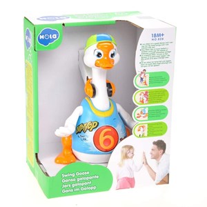 غاز موزیکال هولی تویز آبی مدل 828 Hola Toys Musical Dancing Goose_اسباب بازی