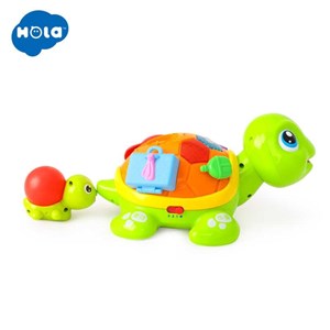 اسباب بازی موزیکال لاکپشت مادر و فرزند هولی تویز مدل 868 Hola Toys Parent-Child Tortoise Interactive Toy