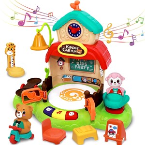 اسباب بازی موزیکال کلبه حیوانات و مهدکودک هولی تویز مدل 935 Hola Toys Kindergarten