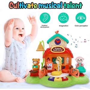 اسباب بازی موزیکال کلبه حیوانات و مهدکودک هولی تویز مدل 935 Hola Toys Kindergarten